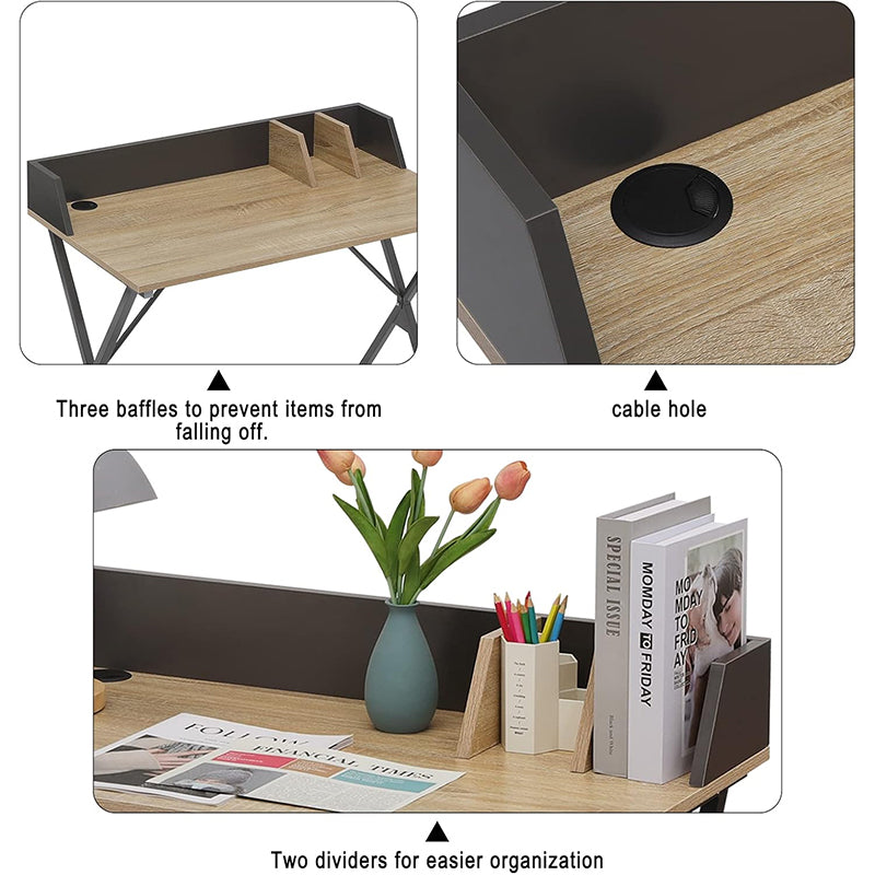 The computer table